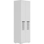 Asimo garderob 60 x 44,6 x 183 cm - Vit