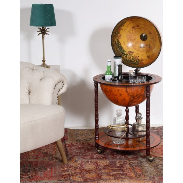 Barglobe model 93 - Da Vinci + Meubelpoten