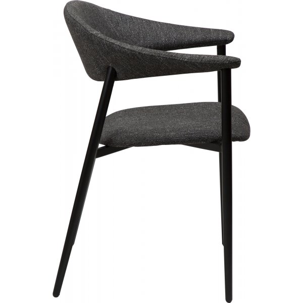 Rover karmstol - Svart boucl