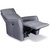 Profitez du fauteuil inclinable lectrique Elof en tissu gris