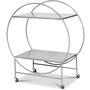 Miami Serveringsvagn retro 77 x 36 cm - silver