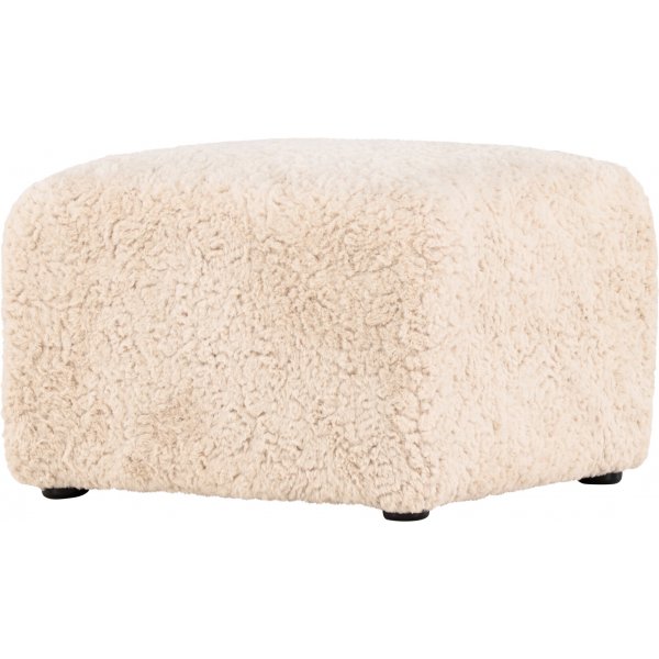 Frankie sittpuff 50 x 50 cm - Beige teddy Frankie sittpuff 50 x 50 cm - Beige teddy