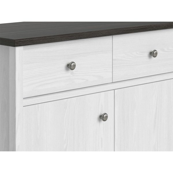 Salvador sideboard - Vit/svart Salvador sideboard - Vit/svart