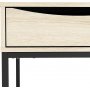 Stubbe soffbord 117,2 x 60 cm - Svart/ek