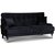 Adena 2-sits soffa - Svart sammet