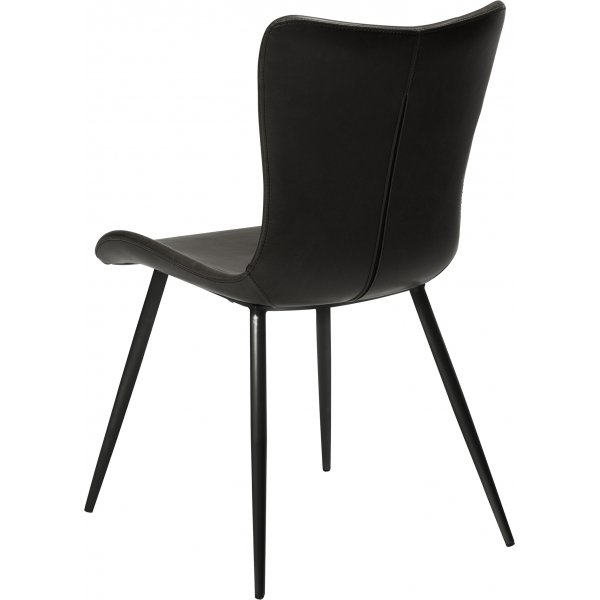 Chaise de salle à manger Medusa - PU noir Chaise de salle à manger Medusa - PU noir