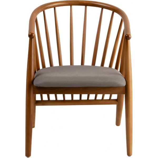 Fauteuil Doris - Chêne/gris Fauteuil Doris - Chêne/gris