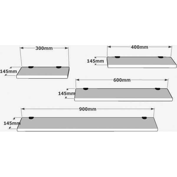 Waldorf v�gghylla - Svart