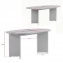 Utdragbart matbord Sirell 160�200 cm - Milano valn�t