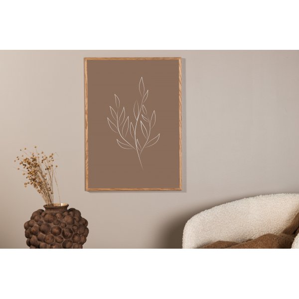 Poster - Drawed leaf Poster - Drawed leaf