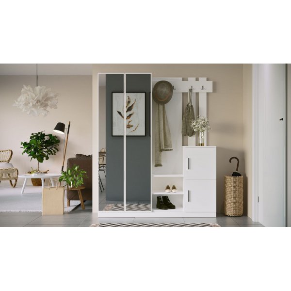 Mobilier d\\\'entrée Visor - Blanc Mobilier d\\\'entrée Visor - Blanc