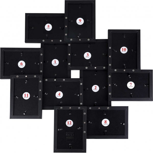 Indra fotoram - Svart