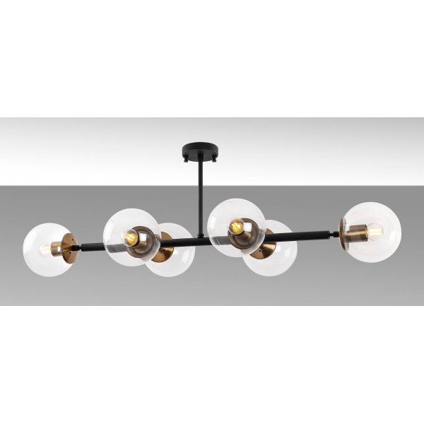 Plafonnier à facettes 10496 - Noir/antique Plafonnier à facettes 10496 - Noir/antique