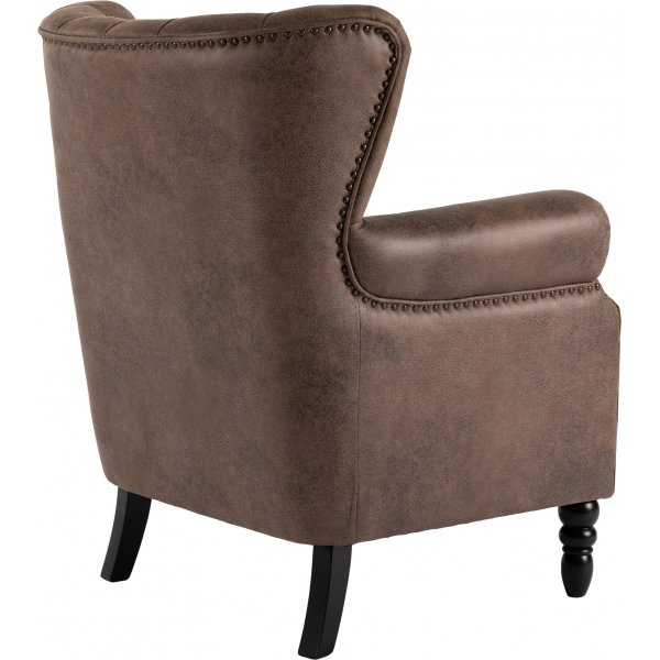 Fauteuil Prince - Marron