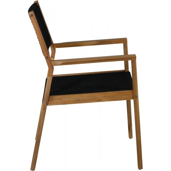 Chaise de salle à manger Little John - Noir/Naturel Chaise de salle à manger Little John - Noir/Naturel