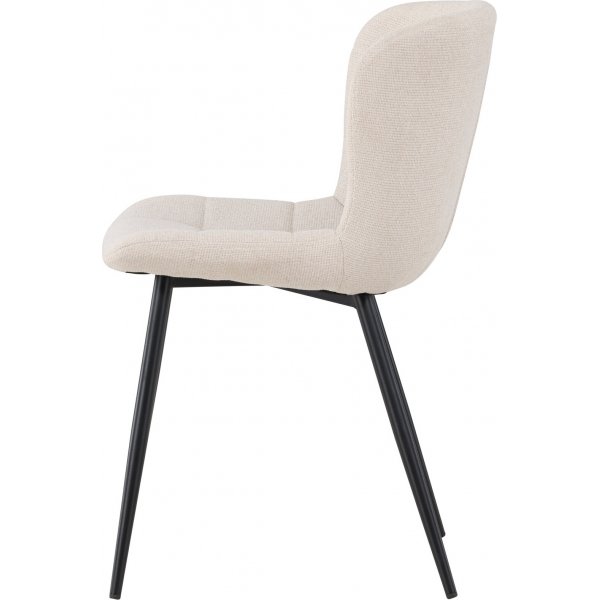 Lily matstol - Beige/Svart Lily matstol - Beige/Svart