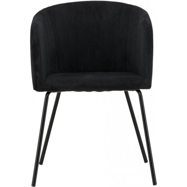 Berit matstol - Svart manchester Berit matstol - Svart manchester