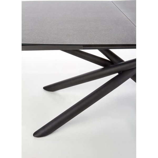 Table à manger Sparrow 180-240 x 95 cm - Gris/noir Table à manger Sparrow 180-240 x 95 cm - Gris/noir