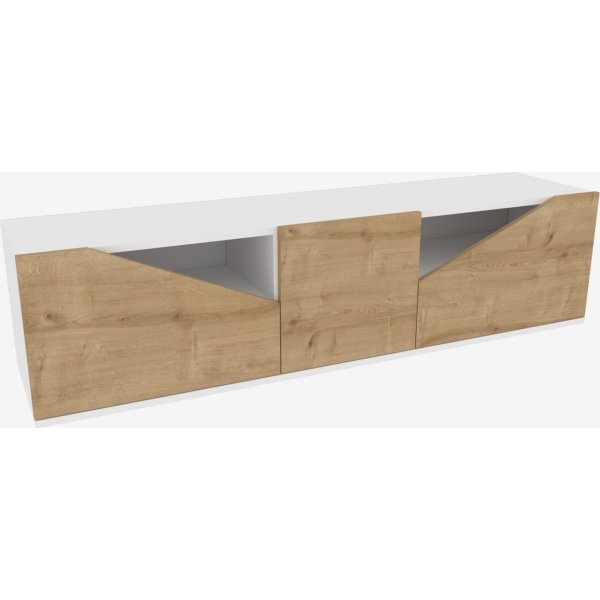 Banc multimdia Carson - Blanc/chne