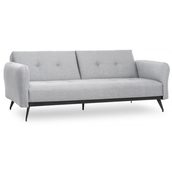 Sandbck 2-sits bddsoffa - Ljusgr/svart