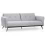 Sandbck 2-sits bddsoffa - Ljusgr/svart