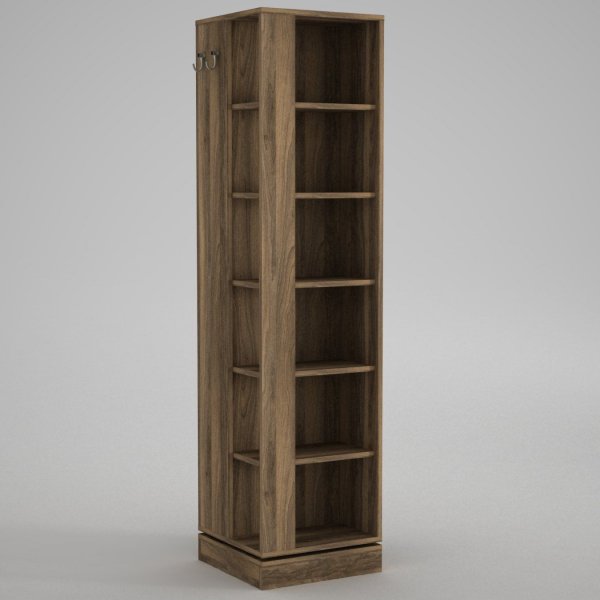 Meuble d\\\'entre roulant - Noyer