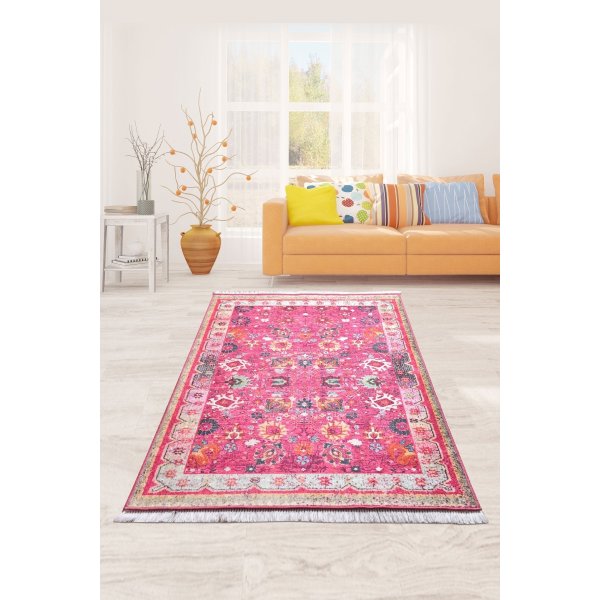 Retro matta 120 x 180 cm - Flerfrgad