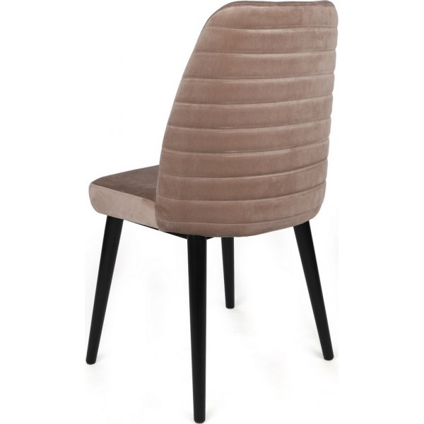 Ensemble de chaises de salle à manger Jaffa - Beige/noir Ensemble de chaises de salle à manger Jaffa - Beige/noir