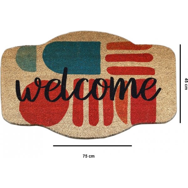 Welcome d�rrmatta Flerf�rgad - 40 x 75 cm