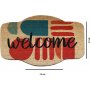 Welcome drrmatta Flerfrgad - 40 x 75 cm