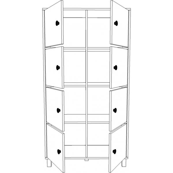 Cabinet Marken - baroque/anthracite