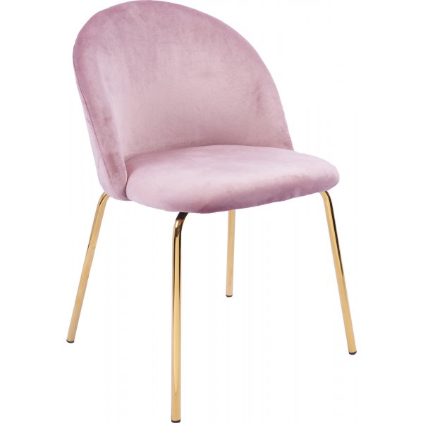 Stol rosa med guldiga ben - Plaza Stol rosa med guldiga ben - Plaza