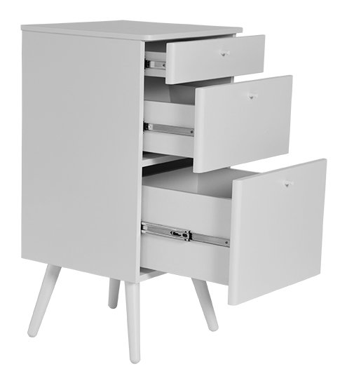 Nils byr� med 3 st l�dor - Vitbetsad ek