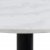 Table basse Lahti 60/40/40 cm - Blanc/noir