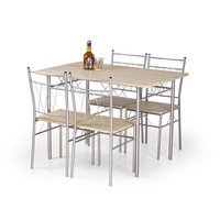 Sana matgrupp matbord 110 cm + 4 st stolar - Ljus ek Sana matgrupp matbord 110 cm + 4 st stolar - Ljus ek