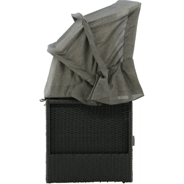 Nopy solsäng - Svart/Grå Nopy solsäng - Svart/Grå