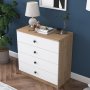 Mendy byr B:80 cm - Valnt/vit