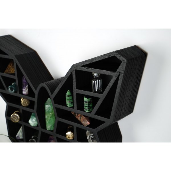 Cryptische wandplank 7 Zwart Cryptische wandplank 7 Zwart