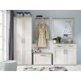 Cubic sideboard - Vit lrk/ek