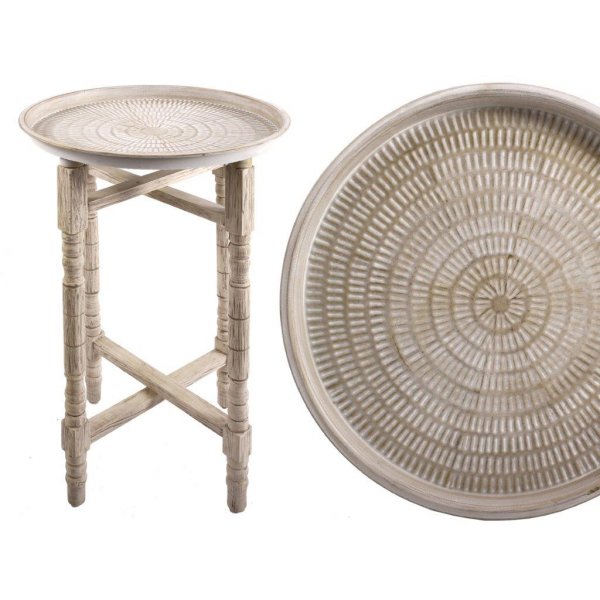 Brickbord - Natur/grå högt Brickbord - Natur/grå högt