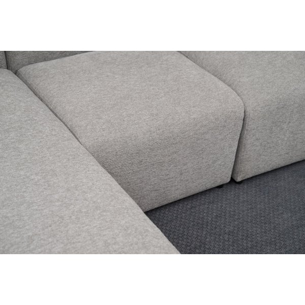 Linden divansoffa v�nster - Ljusgr�