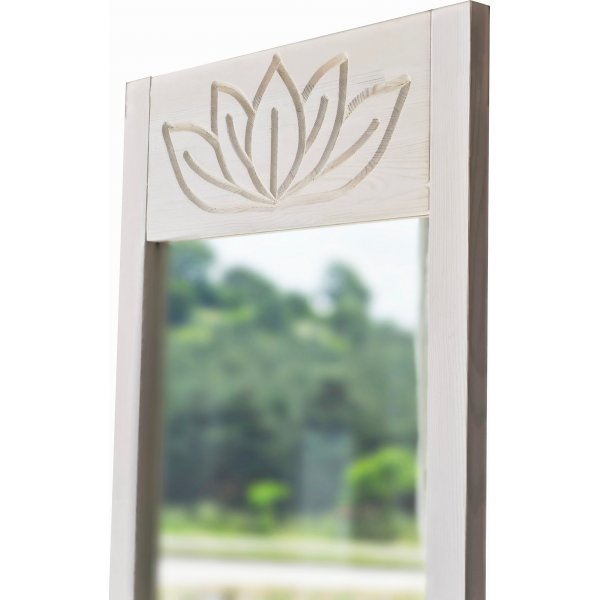 Lotus spegel - Vit Lotus spegel - Vit