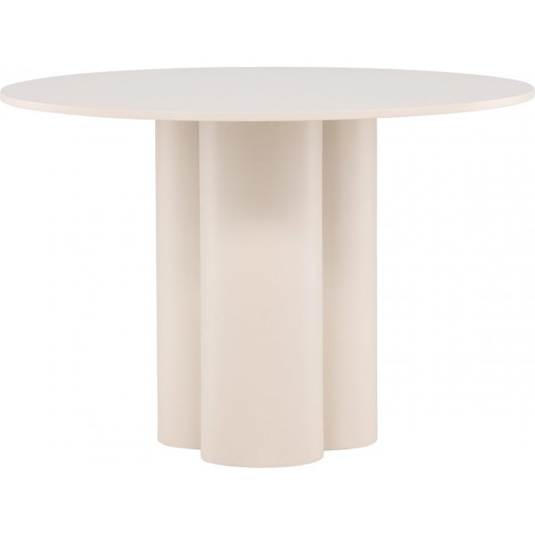 Matbord Ø110 cm beige - Olivia Matbord Ø110 cm beige - Olivia