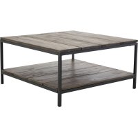 Herrljunga soffbord 80 x 80 cm - Brun/svart Herrljunga soffbord 80 x 80 cm - Brun/svart