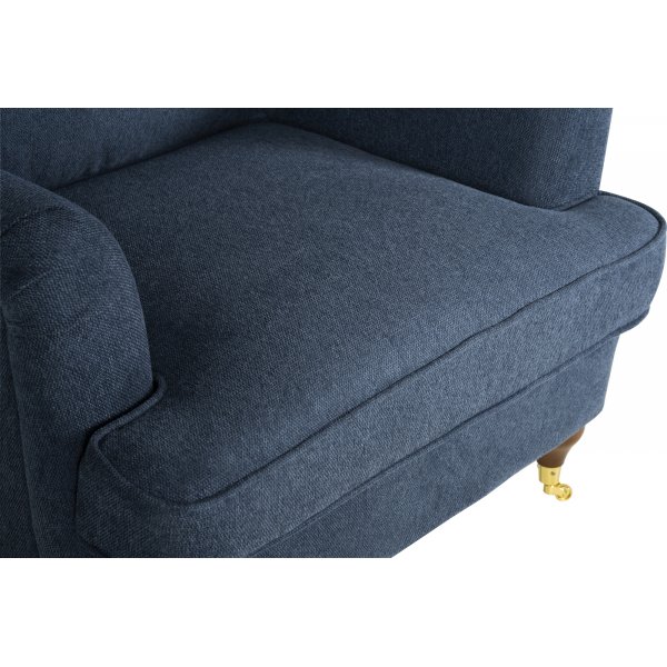 Fauteuil donkerblauw - Howard + Textielreiniging voor meubels Fauteuil donkerblauw - Howard + Textielreiniging voor meubels