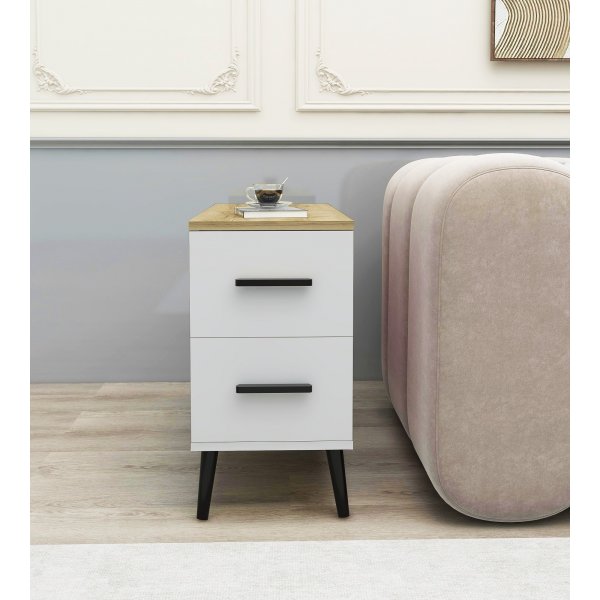 Island sidobord - Vit/beige Island sidobord - Vit/beige