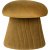 Pouf Hampton - Velours ocre