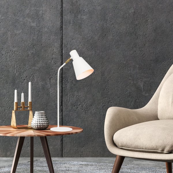 Lampe à poser Sivani 1 - Blanc Lampe à poser Sivani 1 - Blanc