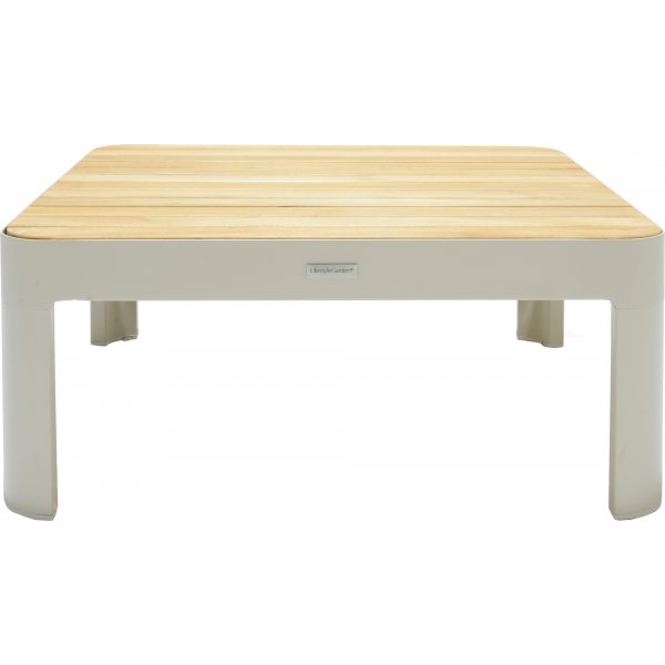 Portals lounge groep 1 - Wit/teak Portals lounge groep 1 - Wit/teak