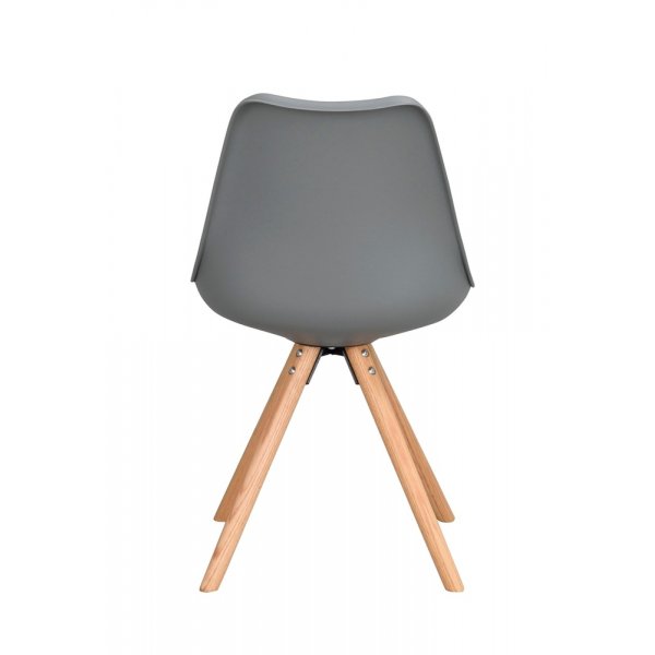 Melle stol - M�rkgr�/ek